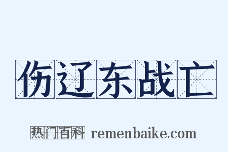 伤辽东战亡是什么意思的图片